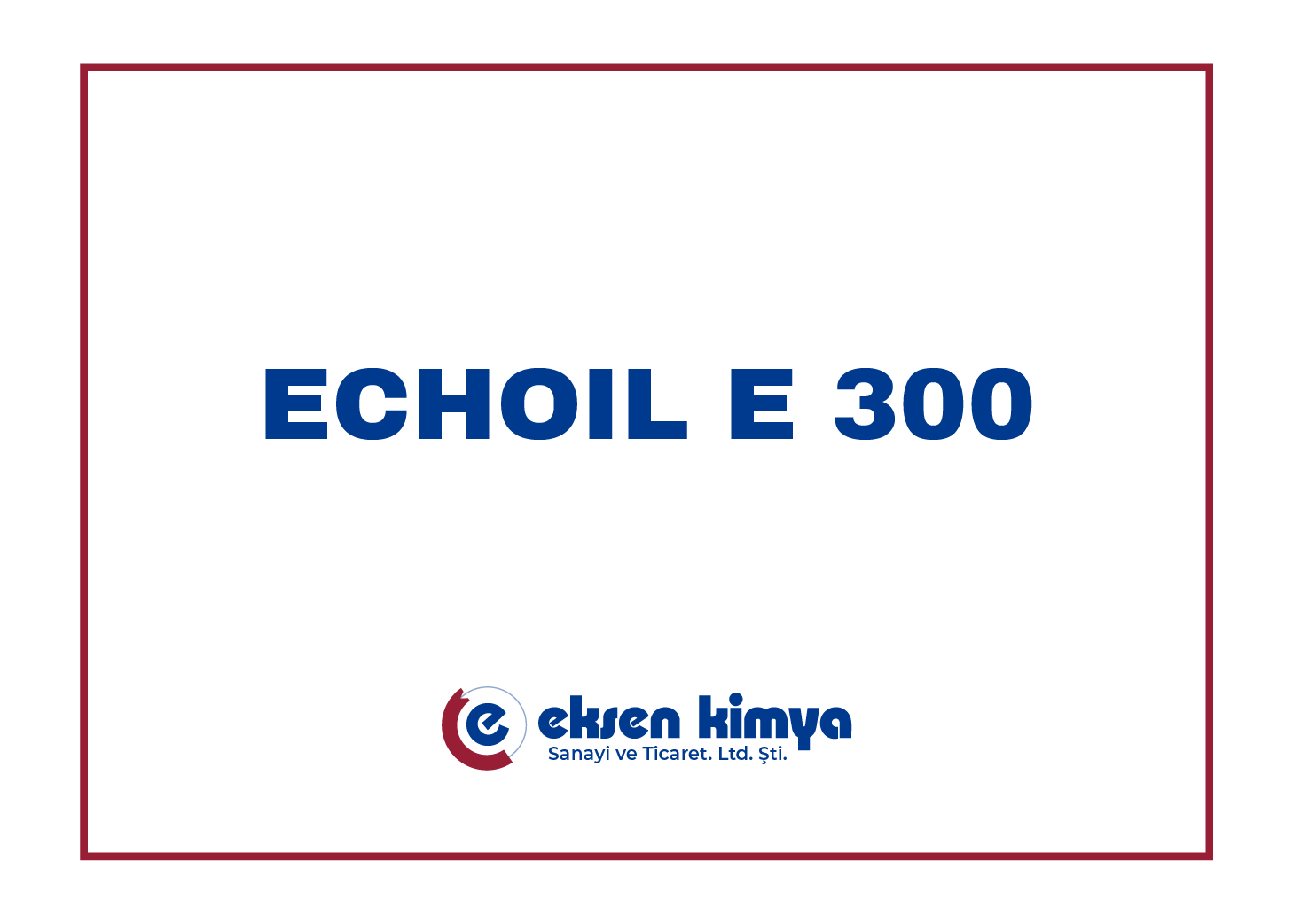 ECHOIL E 300 