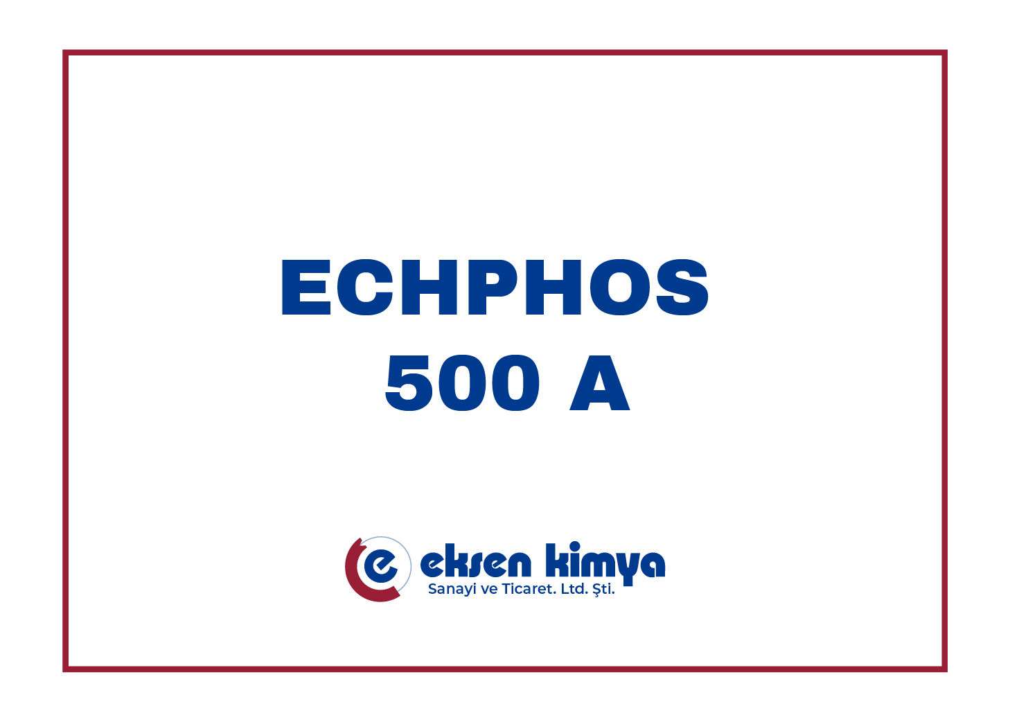 ECHPHOS 500 A pH Düşürücü