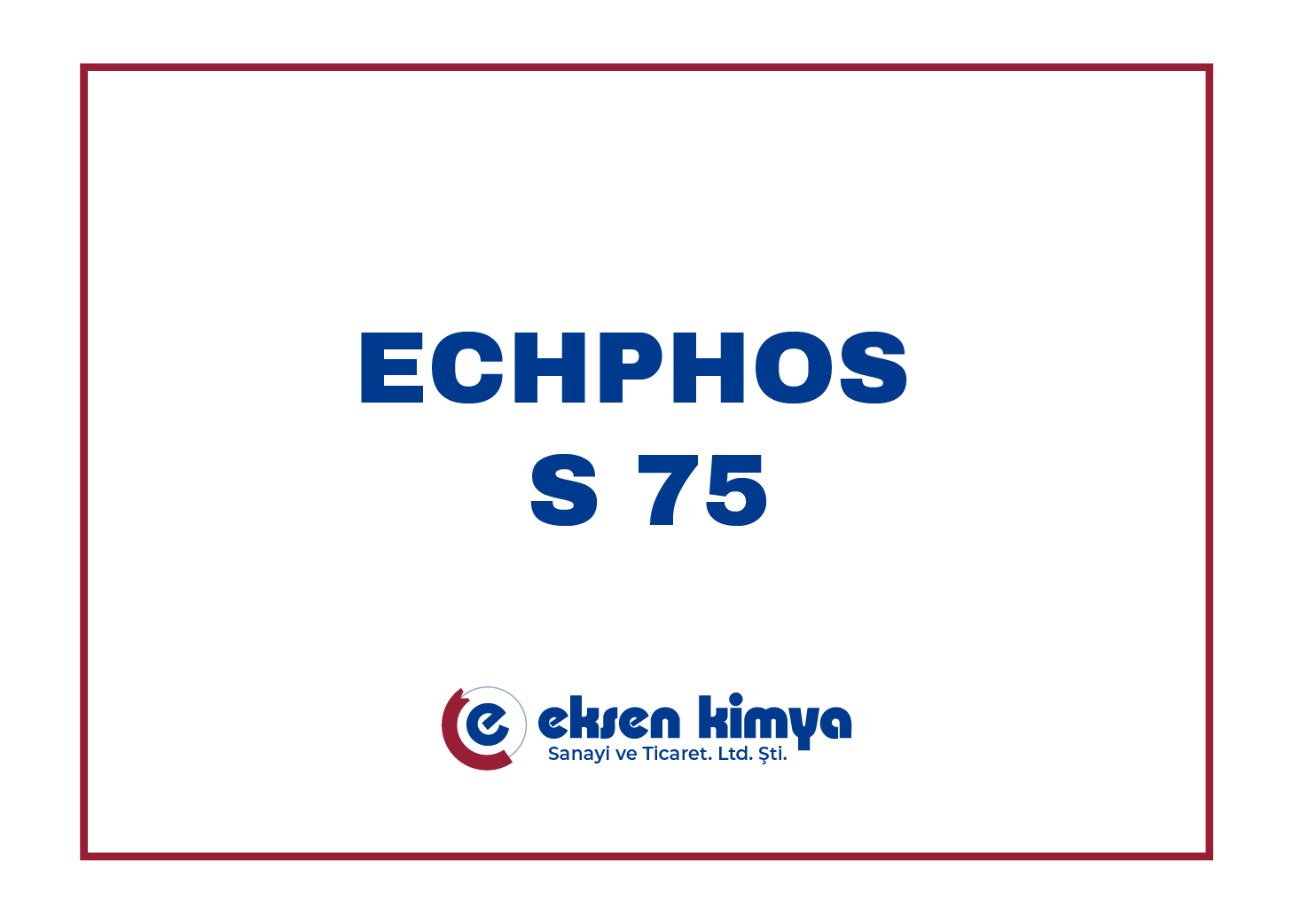 ECHPHOS S 75 Sprey Demir Fosfat