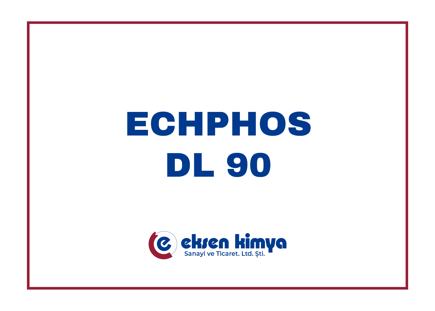 ECHPHOS DL 90 Silme Demir Fosfat