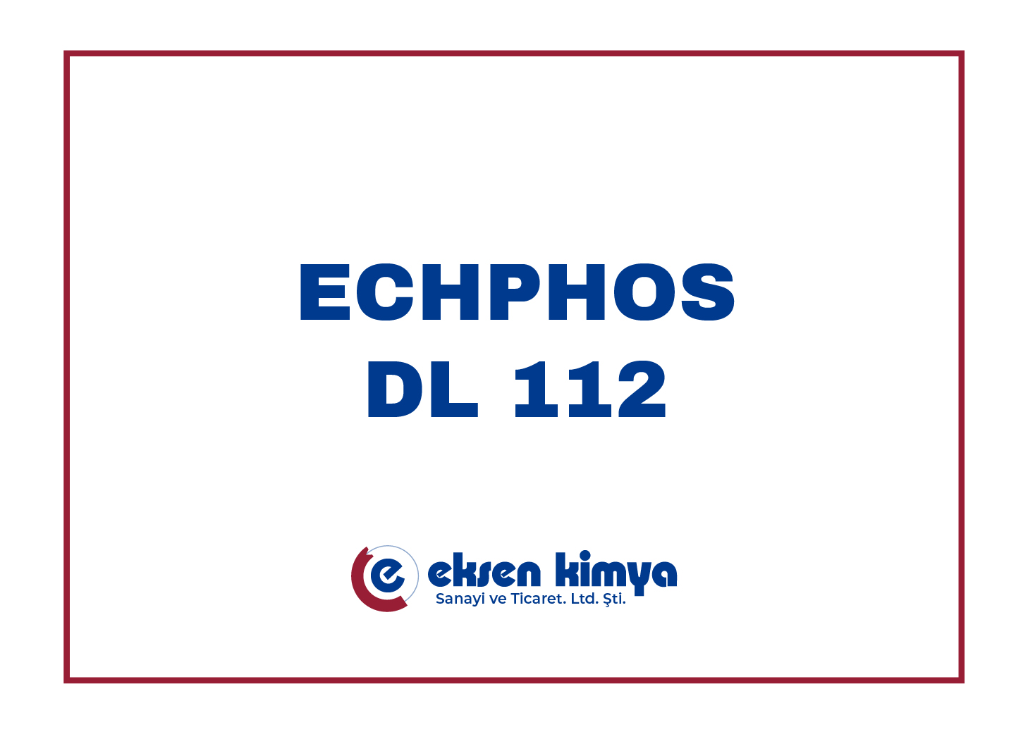 ECHPHOS DL 112 (Silme Demir Fosfat)	