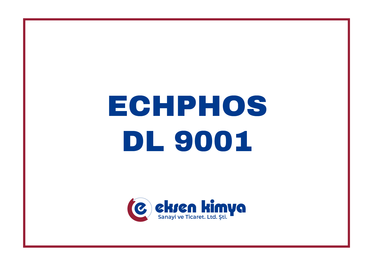 ECHPHOS DL 9001 Silme Demir Fosfat