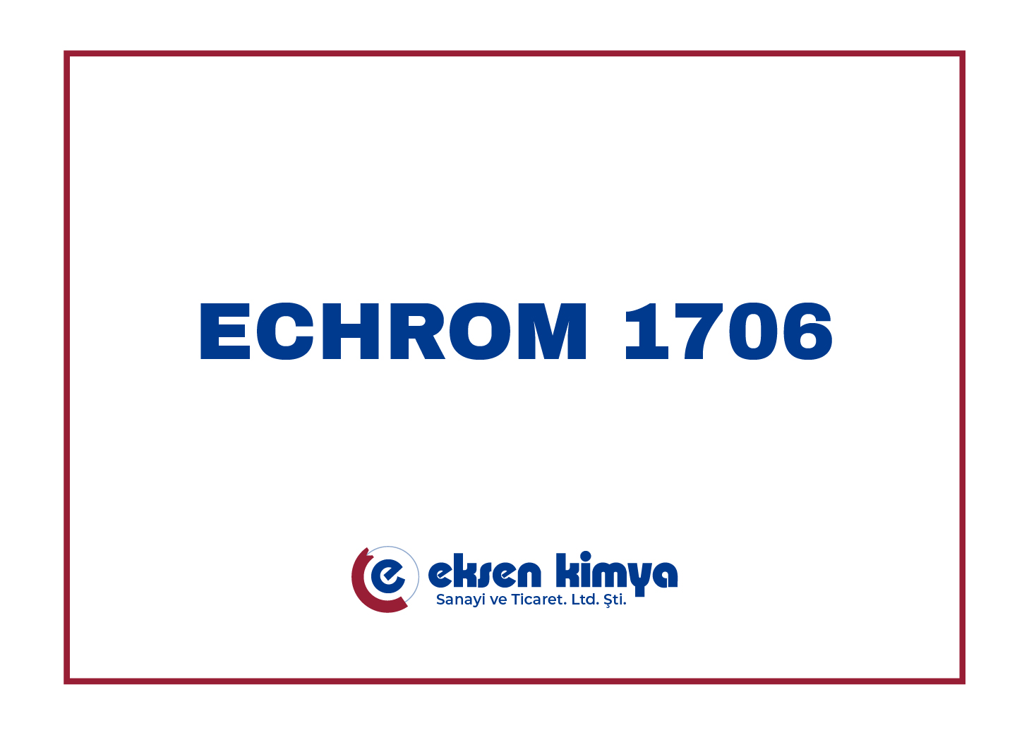 ECHROM 1706 Powder Yellow Chromate