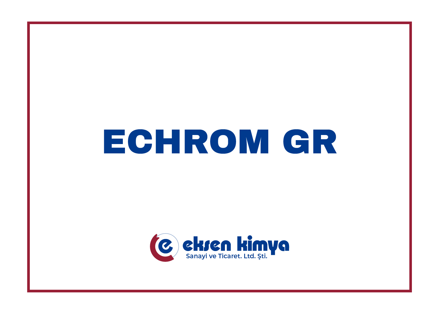 ECHROM GR Green Chromate