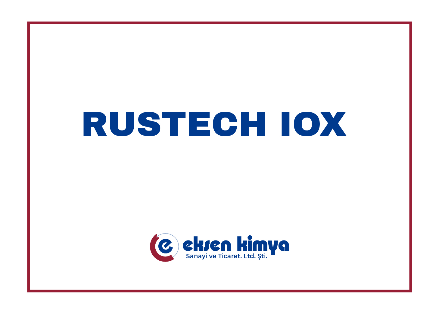 RUSTECH IOX (Welding Stain Remover)