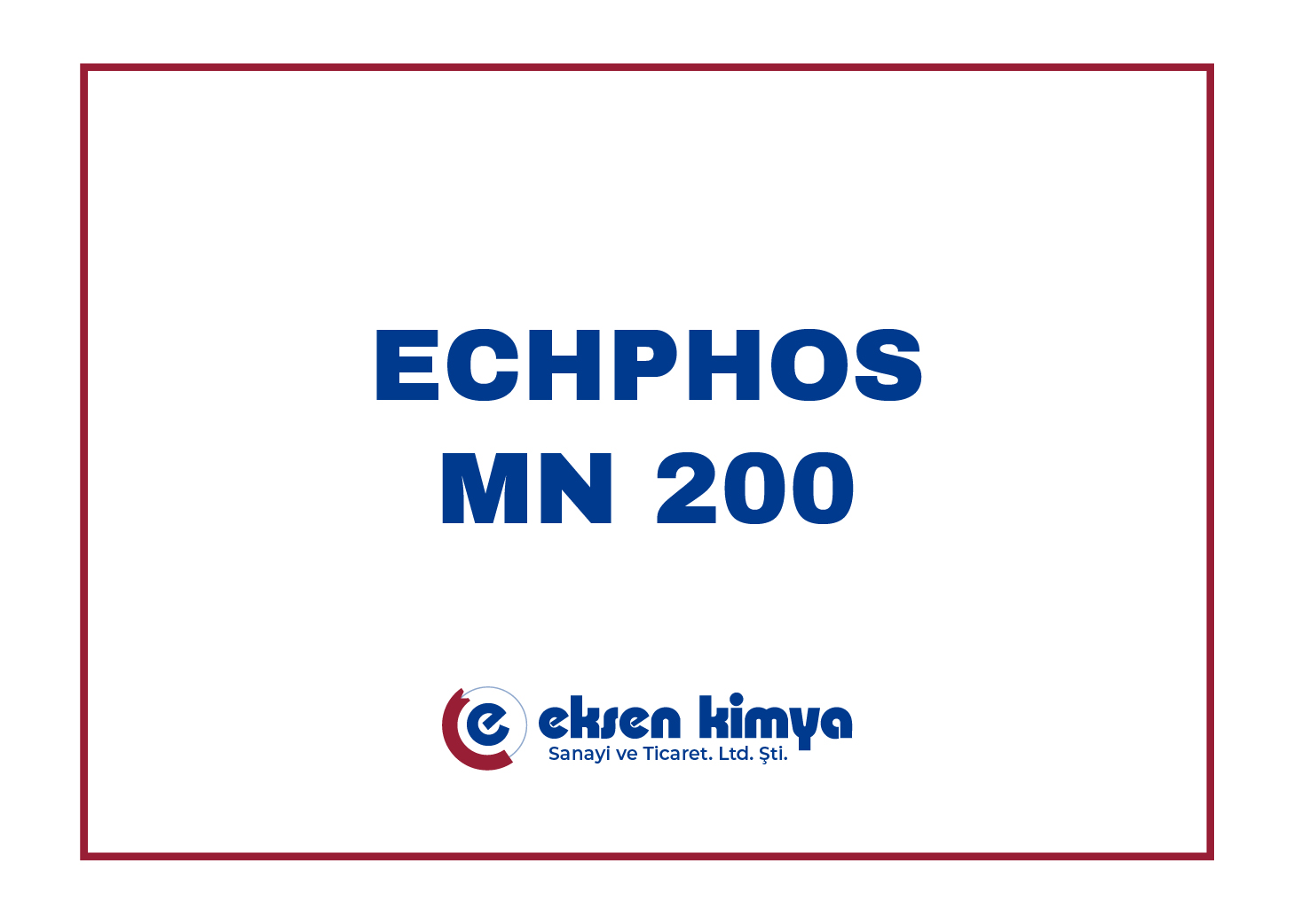ECHPHOS MN 200 (Daldırma Mangan Fosfat)	