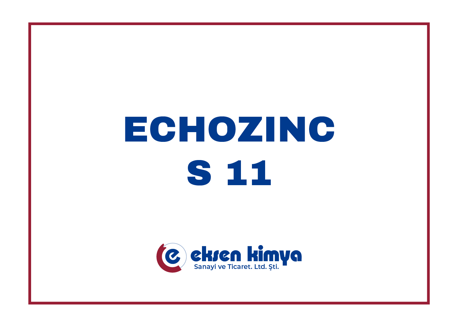 ECHOZINC S 11 (Phosphate de Zinc en Spray)