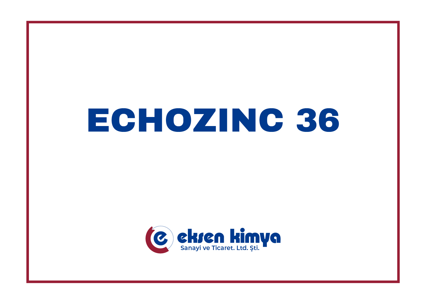 ECHOZINC 36 (Phosphate de Zinc par Trempage)