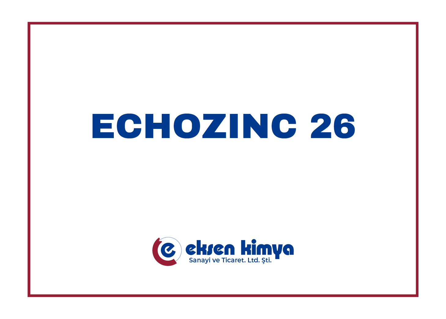 ECHOZINC 26 (Phosphate de zinc par immersion)